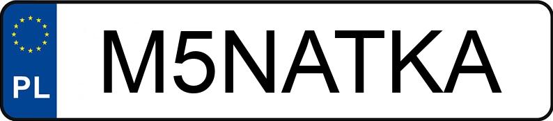 Numer rejestracyjny M5NATKA posiada BMW 320i Cabrio Kat. E36 320i Cabrio Kat. E36