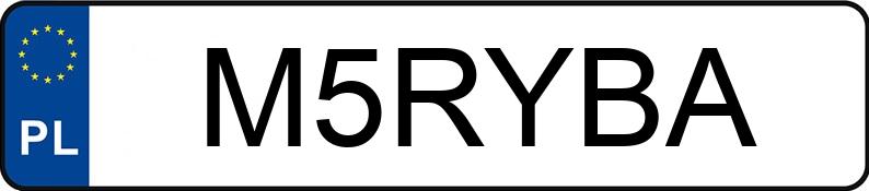 Numer rejestracyjny M5RYBA posiada DODGE Grand Caravan 3.6 Kat. MR`11 SXT Aut.