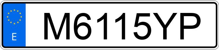 Numer rejestracyjny M6115YP posiada RENAULT CLIO Numer rejestracyjny M6115YP posiada RENAULT CLIO