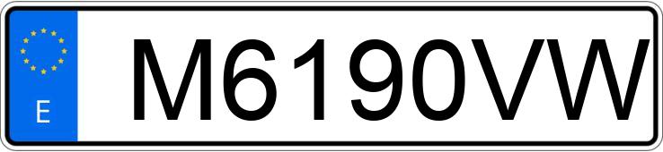 Numer rejestracyjny M6190VW posiada FORD COURIER