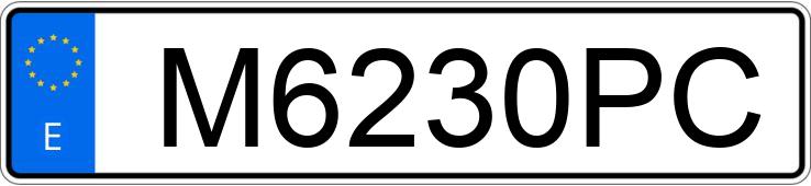 Numer rejestracyjny M6230PC posiada SUZUKI SAMURAI HARD TOP 1.0