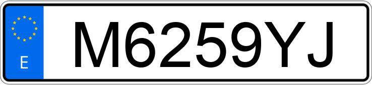 Numer rejestracyjny M6259YJ posiada CITROEN XSARA