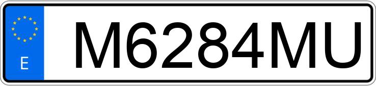 Numer rejestracyjny M6284MU posiada VOLKSWAGEN GOLF