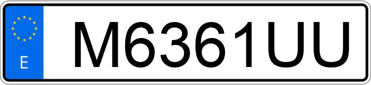 Numer rejestracyjny M6361UU posiada VOLKSWAGEN GOLF Numer rejestracyjny M6361UU posiada VOLKSWAGEN GOLF