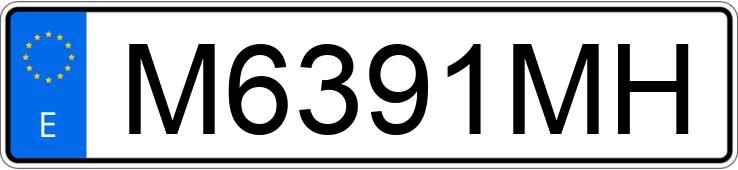 Numer rejestracyjny M6391MH posiada BMW SERIE 3