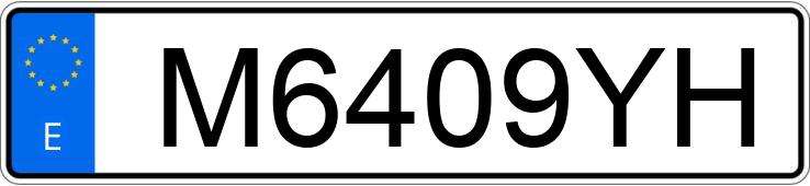 Numer rejestracyjny M6409YH posiada VOLKSWAGEN GOLF