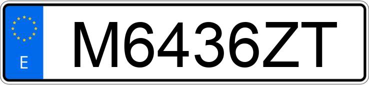 Numer rejestracyjny M6436ZT posiada SEAT TOLEDO