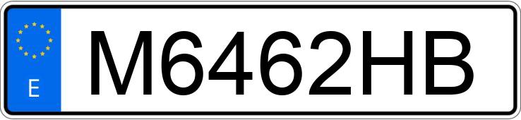 Numer rejestracyjny M6462HB posiada RENAULT 5