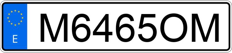 Numer rejestracyjny M6465OM posiada VOLVO 340