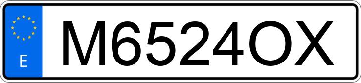 Numer rejestracyjny M6524OX posiada RENAULT CLIO Numer rejestracyjny M6524OX posiada RENAULT CLIO