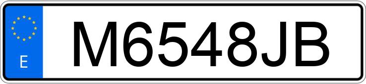 Numer rejestracyjny M6548JB posiada MERCEDES 500 (126)