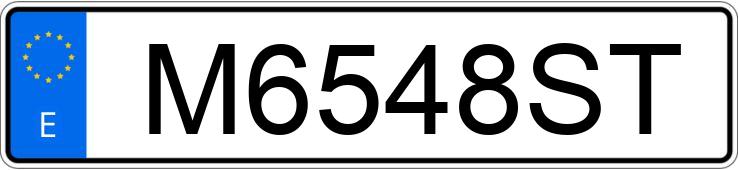 Numer rejestracyjny M6548ST posiada RENAULT LAGUNA