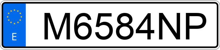Numer rejestracyjny M6584NP posiada BMW SERIE 5