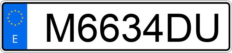 Numer rejestracyjny M6634DU posiada SEAT 131