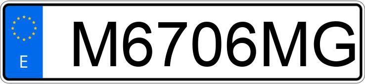 Numer rejestracyjny M6706MG posiada CITROEN ZX Numer rejestracyjny M6706MG posiada CITROEN ZX