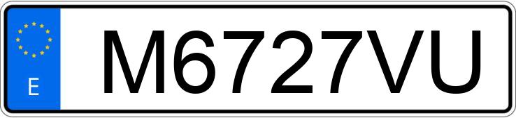 Numer rejestracyjny M6727VU posiada TOYOTA SUPRA Numer rejestracyjny M6727VU posiada TOYOTA SUPRA