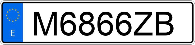 Numer rejestracyjny M6866ZB posiada SEAT LEON