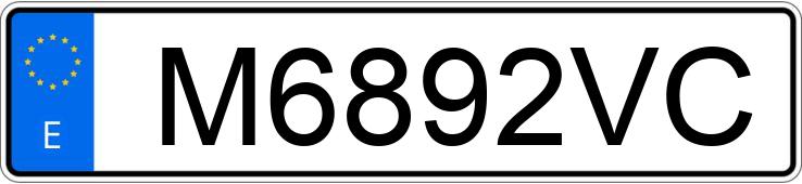 Numer rejestracyjny M6892VC posiada TOYOTA COROLLA Numer rejestracyjny M6892VC posiada TOYOTA COROLLA