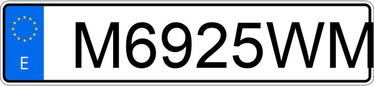 Numer rejestracyjny M6925WM posiada BMW SERIE 5 Numer rejestracyjny M6925WM posiada BMW SERIE 5