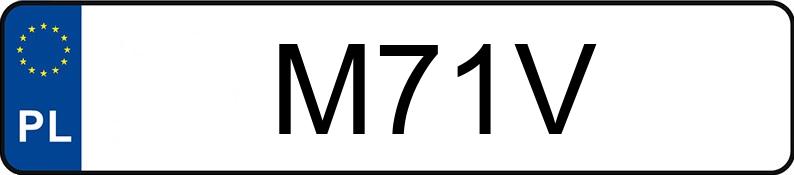 Il numero di registrazione M71V ha MERCEDES-BENZ CLS 350 MR`11 E5 218 CLS 350 MR`11 E5 218