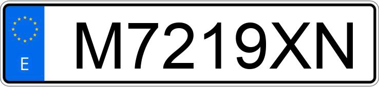 Numer rejestracyjny M7219XN posiada KAWASAKI ZX-6 R NINJA 99