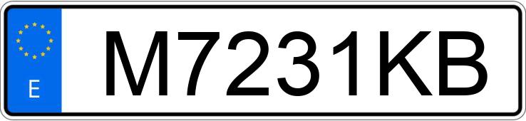 Numer rejestracyjny M7231KB posiada VOLKSWAGEN TRANSPORTER