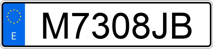 Numer rejestracyjny M7308JB posiada MERCEDES 230 (123)
