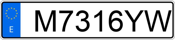 Numer rejestracyjny M7316YW posiada LAND ROVER FREELANDER