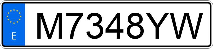 Numer rejestracyjny M7348YW posiada PEUGEOT 206 Numer rejestracyjny M7348YW posiada PEUGEOT 206