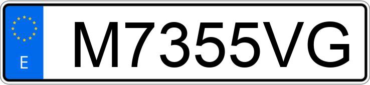 Numer rejestracyjny M7355VG posiada SUZUKI WAGON R+