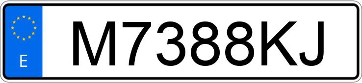 Numer rejestracyjny M7388KJ posiada OPEL KADETT Numer rejestracyjny M7388KJ posiada OPEL KADETT