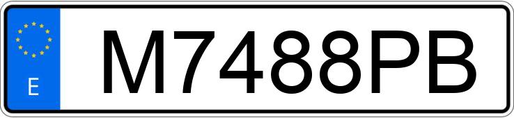 Numer rejestracyjny M7488PB posiada BMW SERIE 3