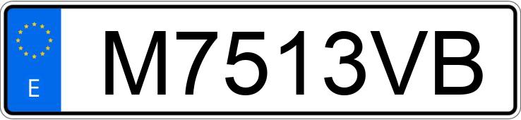 Numer rejestracyjny M7513VB posiada CITROEN C-15