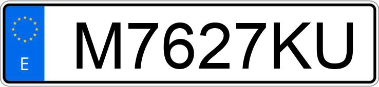 Numer rejestracyjny M7627KU posiada JAGUAR XJ6
