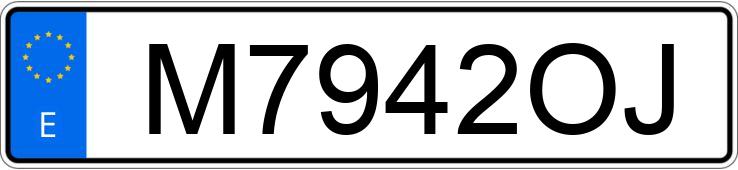 Numer rejestracyjny M7942OJ posiada MERCEDES 300 (140)