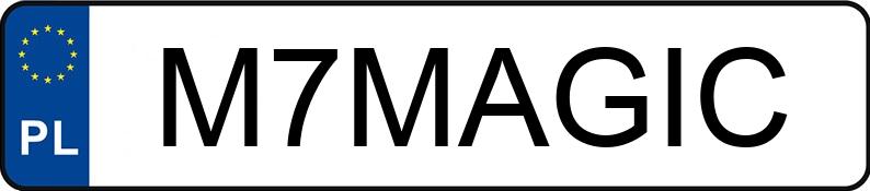 Numer rejestracyjny M7MAGIC posiada VOLKSWAGEN TRANSPORTER DOUBLE CAB