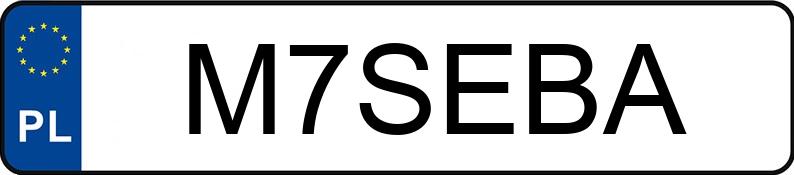 Numer rejestracyjny M7SEBA posiada MASERATI Quattroporte MR`13 E5 S