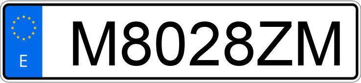 Numer rejestracyjny M8028ZM posiada SKODA OCTAVIA Numer rejestracyjny M8028ZM posiada SKODA OCTAVIA