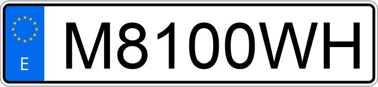 Numer rejestracyjny M8100WH posiada HONDA CIVIC