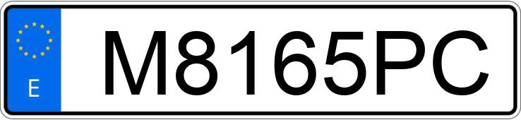 Numer rejestracyjny M8165PC posiada NISSAN TERRANO
