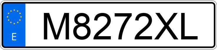 Numer rejestracyjny M8272XL posiada VOLKSWAGEN PASSAT