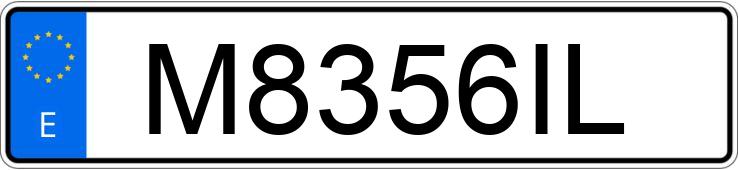 Numer rejestracyjny M8356IL posiada CITROEN C-15