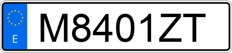 Numer rejestracyjny M8401ZT posiada PEUGEOT 206 Numer rejestracyjny M8401ZT posiada PEUGEOT 206