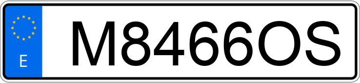 Le numéro d’enregistrement M8466OS a LAND ROVER RANGE ROVER