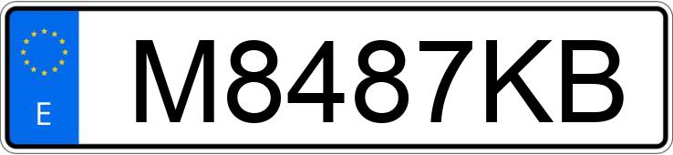 Numer rejestracyjny M8487KB posiada MERCEDES 190 (201)