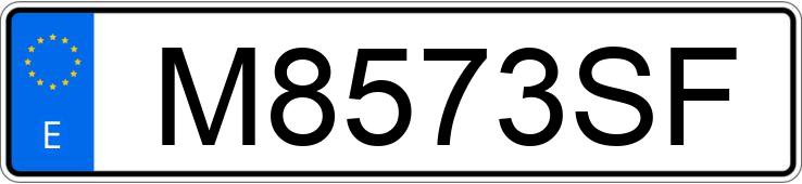 Numer rejestracyjny M8573SF posiada AUDI COUPE