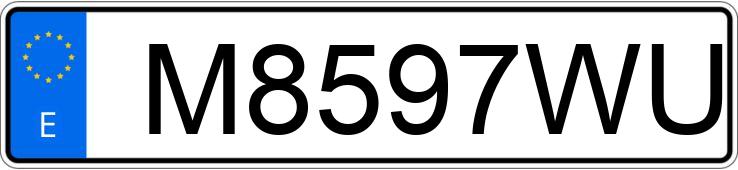 Numer rejestracyjny M8597WU posiada AUDI A4