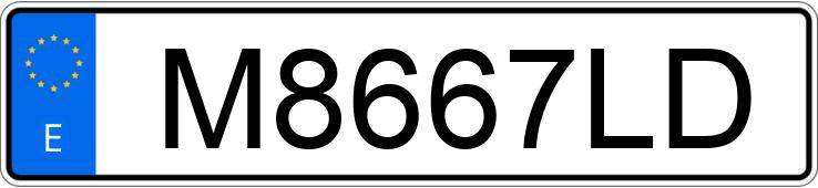 Numer rejestracyjny M8667LD posiada DERBI GPR 75 Numer rejestracyjny M8667LD posiada DERBI GPR 75