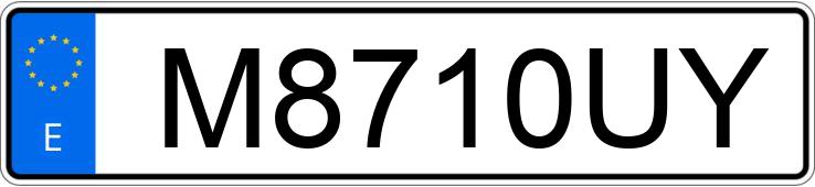 Numer rejestracyjny M8710UY posiada VOLKSWAGEN GOLF Numer rejestracyjny M8710UY posiada VOLKSWAGEN GOLF