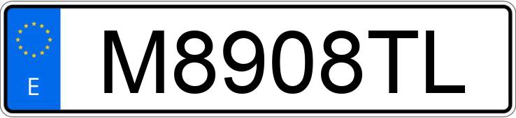 Numer rejestracyjny M8908TL posiada FORD MONDEO